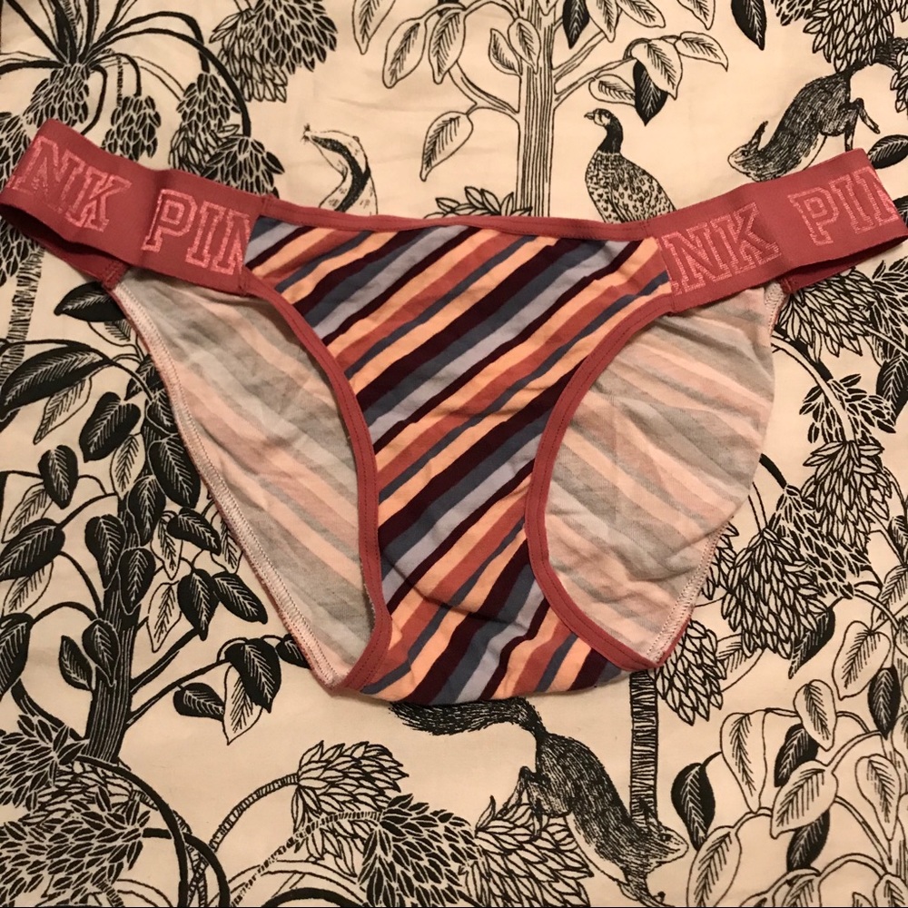 COPY - Victoria’s Secret Pink Striped Logo Bikini